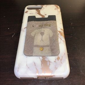 BAISRKE Shiny Rose Gold Marble Case